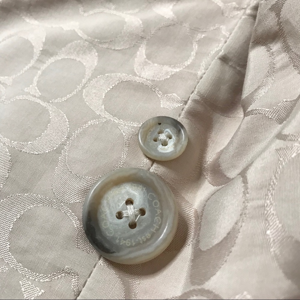 Coach coated canvas driving coat - Picture 10 of 10